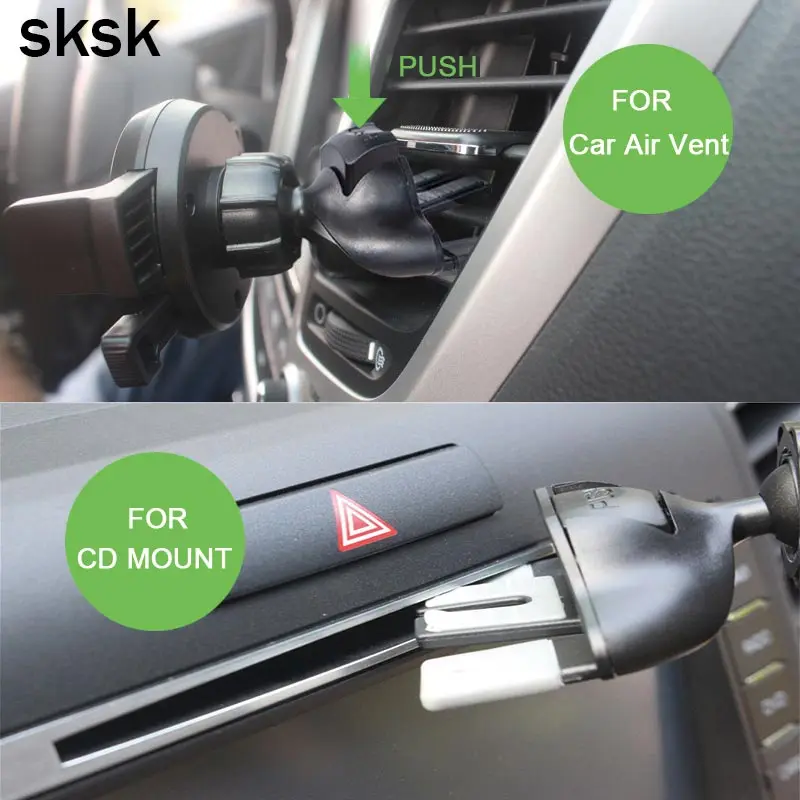 SKSK Универсальный Автомобильный CD слот держатель для телефона на вентиляции iPhone 6
