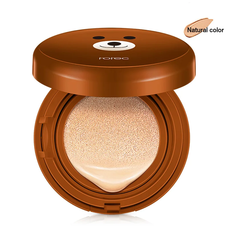 Natural color ROREC на воздушной подушке BB& CC Кремы Жидкий тональный крем консилер основа для макияжа праймер Косметика BB крем для лица контроль жирности кожи - Цвет: Natural color