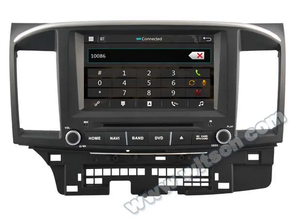 АВТОМАГНИТОЛА DVD GPS WITSON ДЛЯ MITSUBISHI LANCER с емкостным экраном+1080P+DSP+WiFi+3G+DVR+Профессиональное качество звука автомагнитолы.