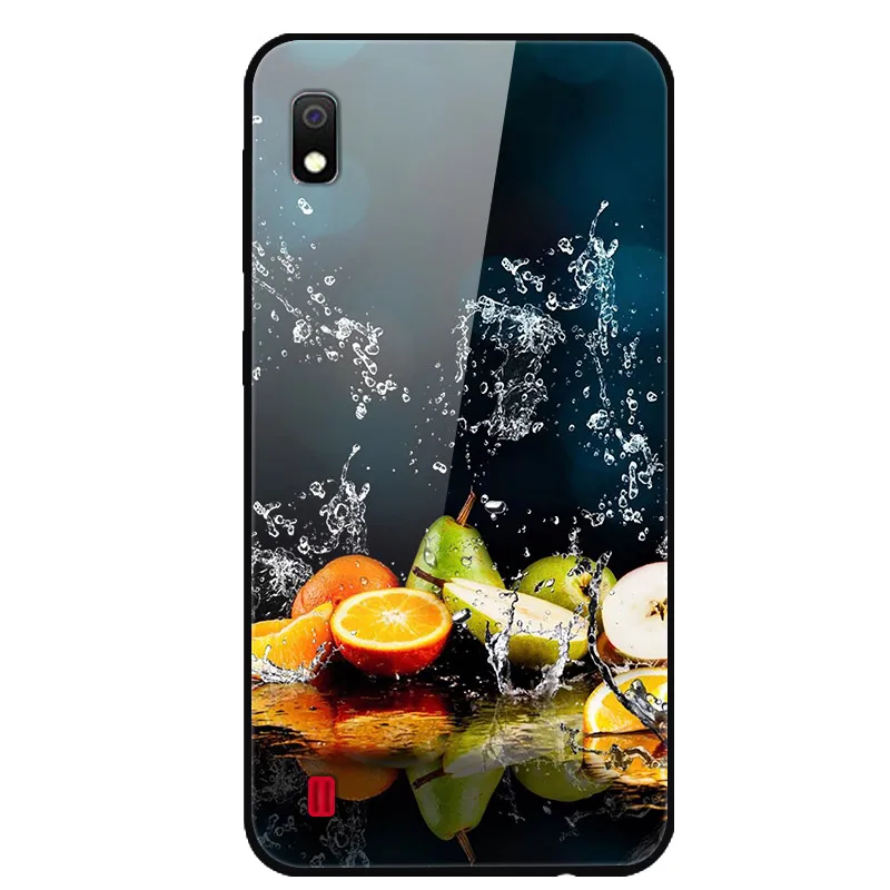 10 Для samsung A10 чехол закаленное стекло твердая задняя крышка для samsung Galaxy A10 A 10 A10S A 10S чехлы для телефонов силикон бампер Coque - Цвет: 10