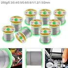 6337 250 г 0,8 мм 0,3 мм-2,0 мм неочищенный припой с канифольным сердечником с 2.0% флюсом и низкой температурой плавления для электрического паяльника