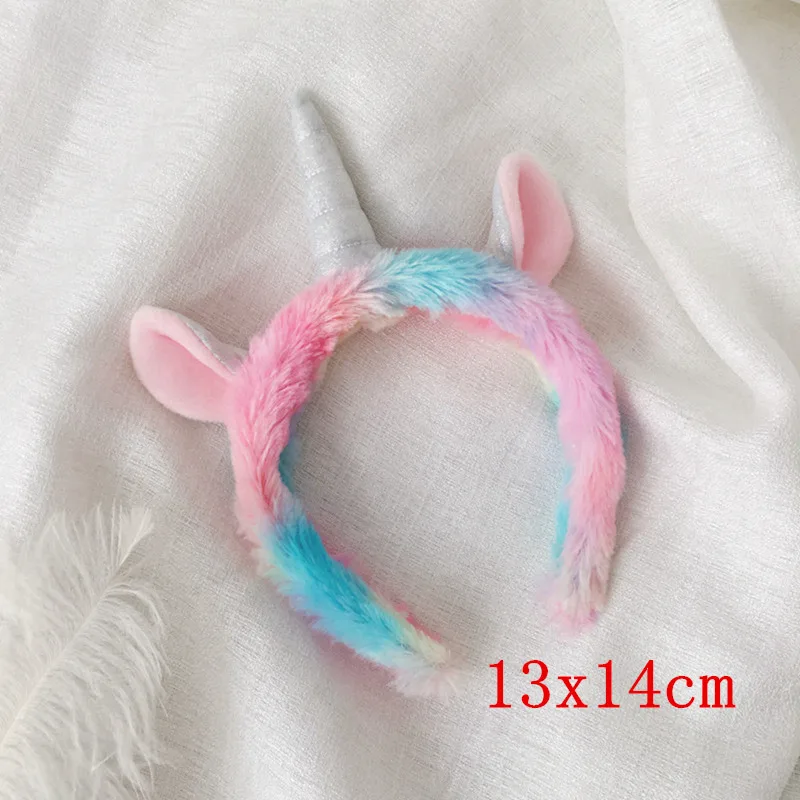 3 Kawaii/тапочки в виде радужного единорога с мороженым; сумка с карманом для монет; цветная плюшевая игрушка; мягкая игрушка в виде животного; милые подарки для детей; для девочек - Цвет: 3