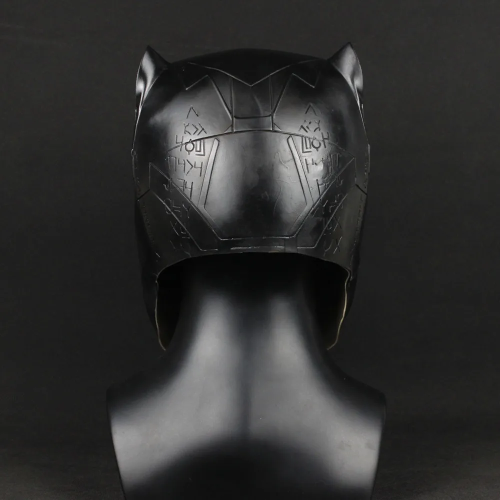 Черный маска Пантеры Косплэй латексный шлем T Challa wakanda костюм супергероя вечерние