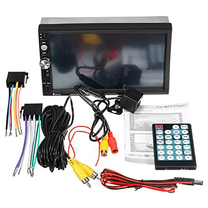Автомагнитола с 7-дюймовым HD-плеером MP5 сенсорным экраном цифровым дисплеем Bluetooth
