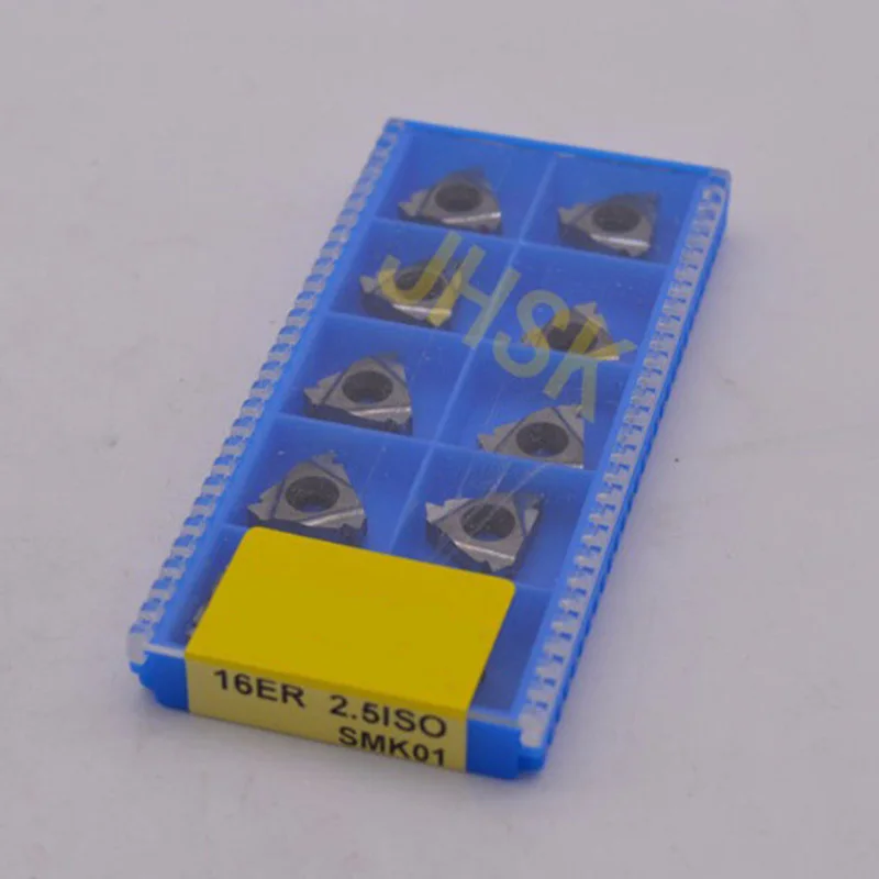 

10pcs 16ER 2.5ISO SMK01 Carbide Insert For Aluminum processing