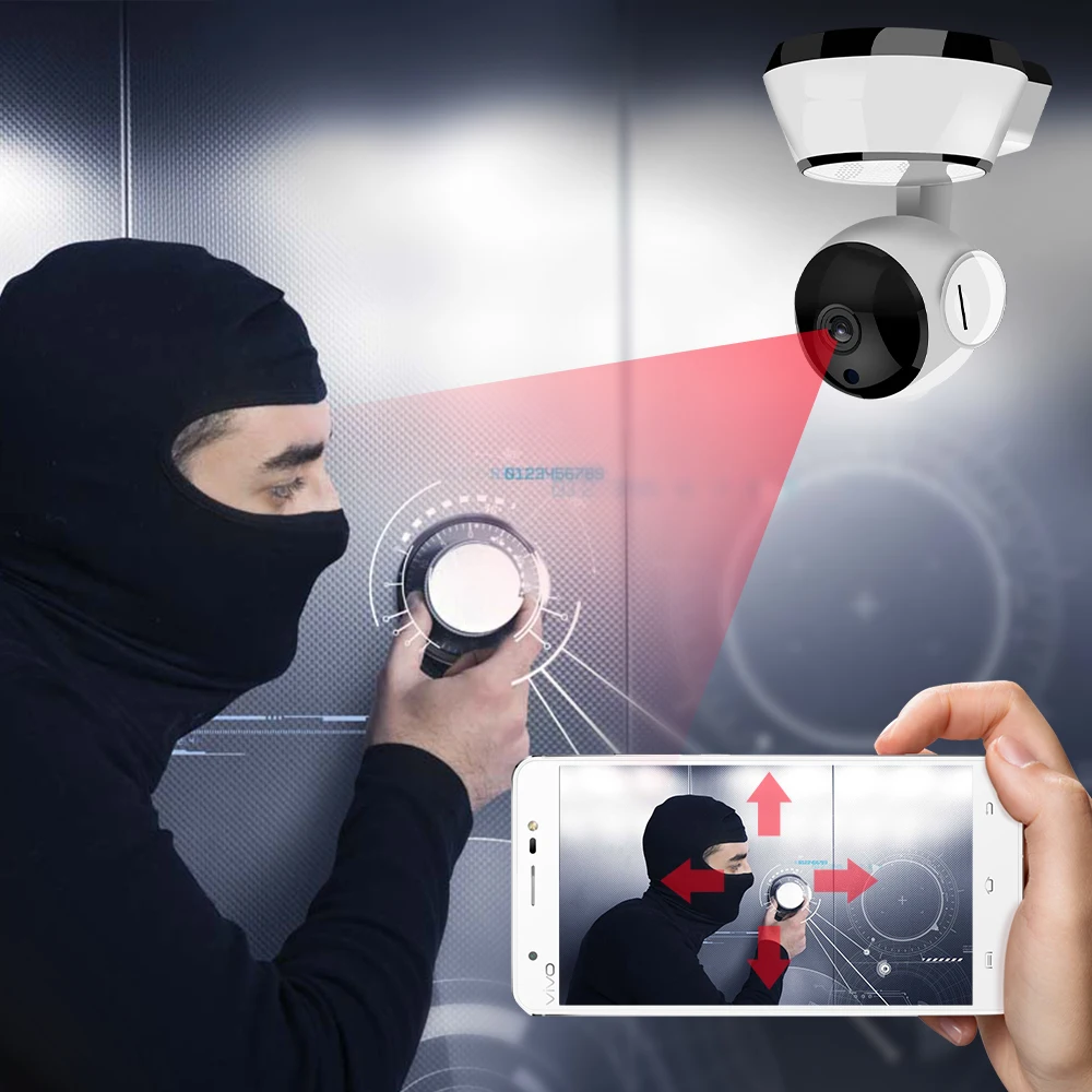 Wifi Ip камера 720p беспроводная IP домашняя безопасности камеры наблюдения ночного