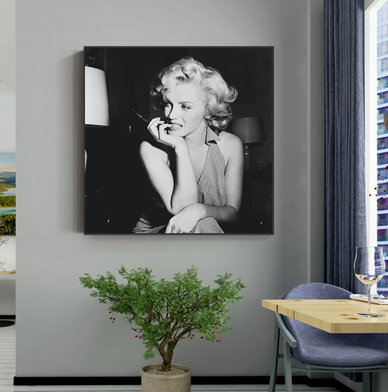 Черно-белая фотография искусство модные плакаты и принты настенные картины для