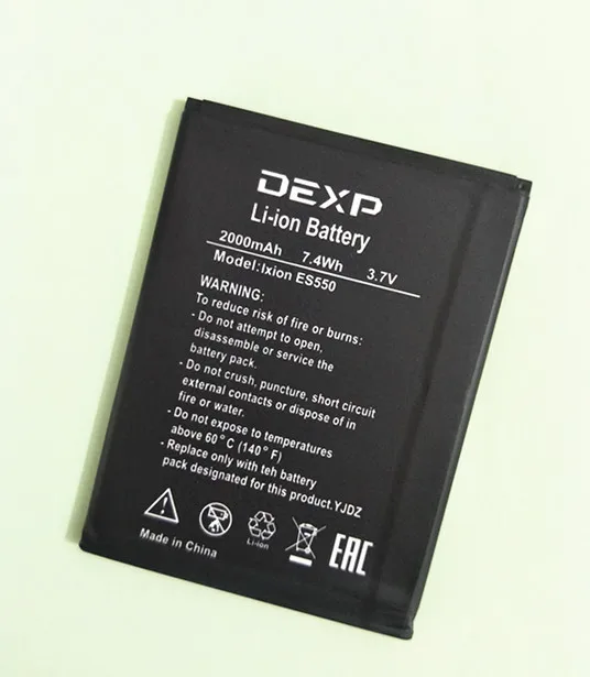 B TAIHENG 1 шт. новый 100% высококачественный аккумулятор Ixion ES550 для DEXP мобильный