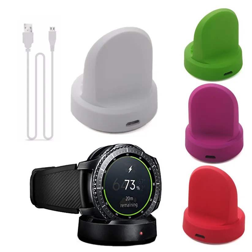 Беспроводная зарядная док станция Qi зарядное устройство для Sam sung Gear S3 Classic / Frontier