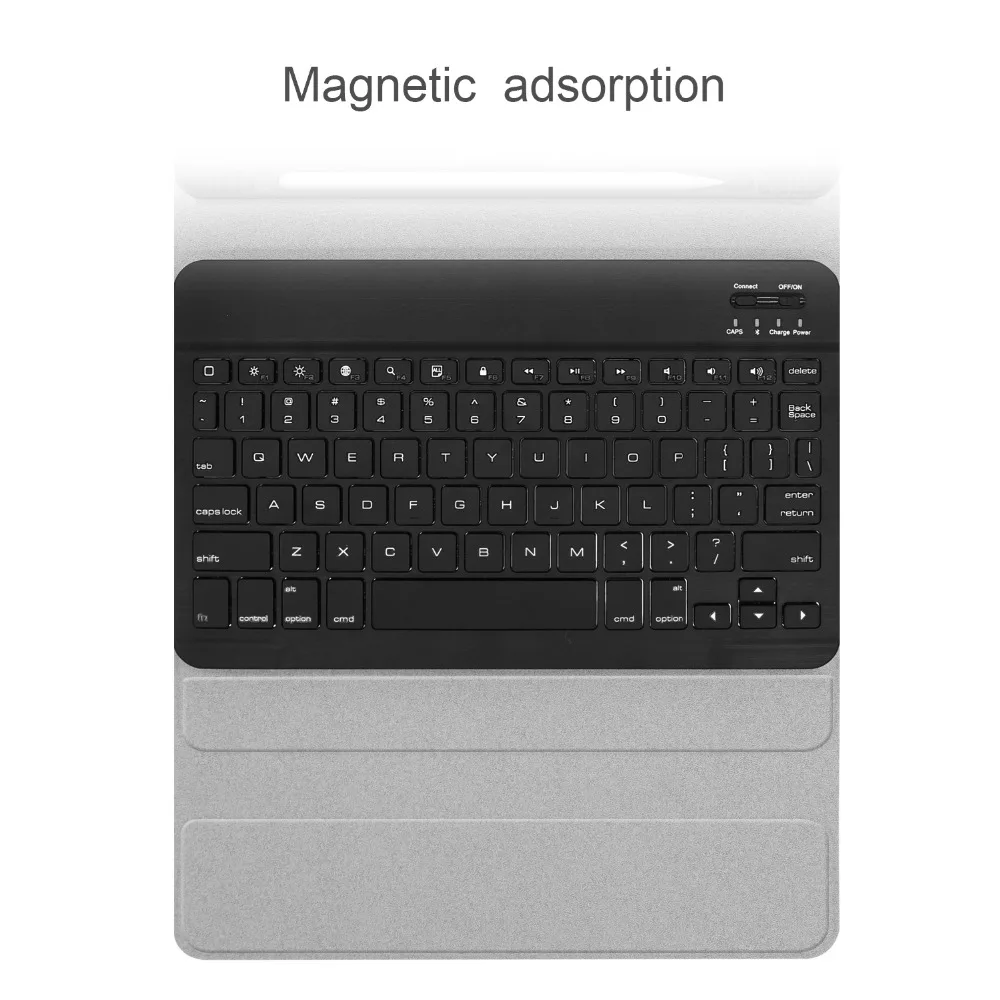 Мини Беспроводная клавиатура Bluetooth Русская испанская магнитная PU