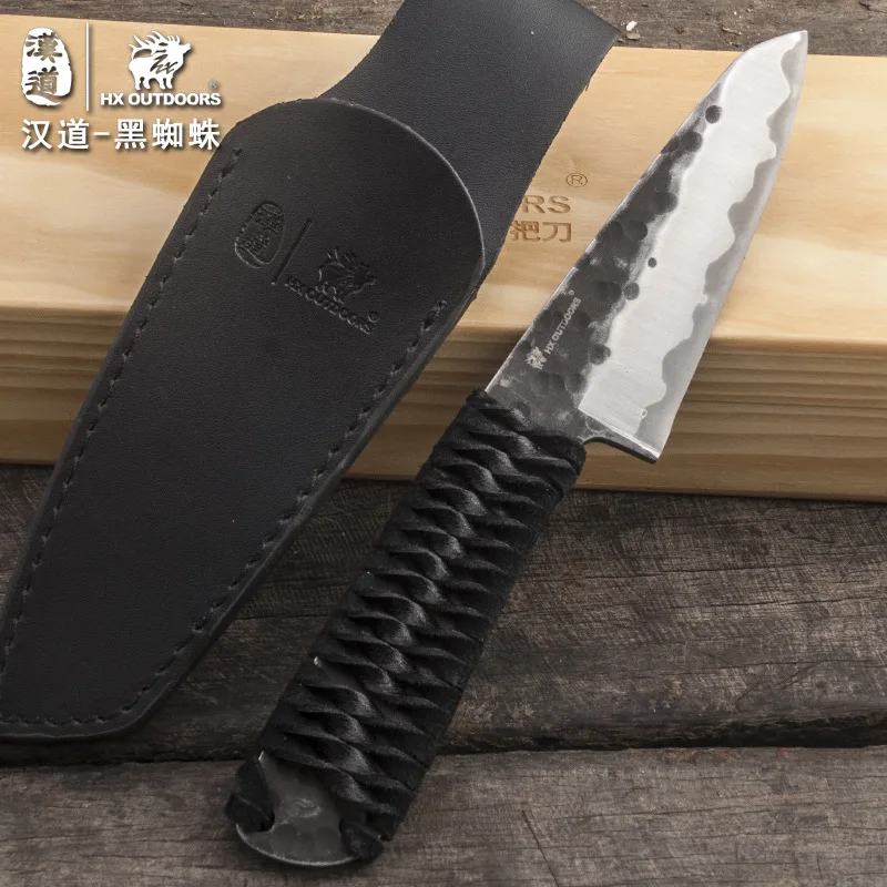 HX нож для выживания на открытом воздухе брендовый из высокоуглеродистой