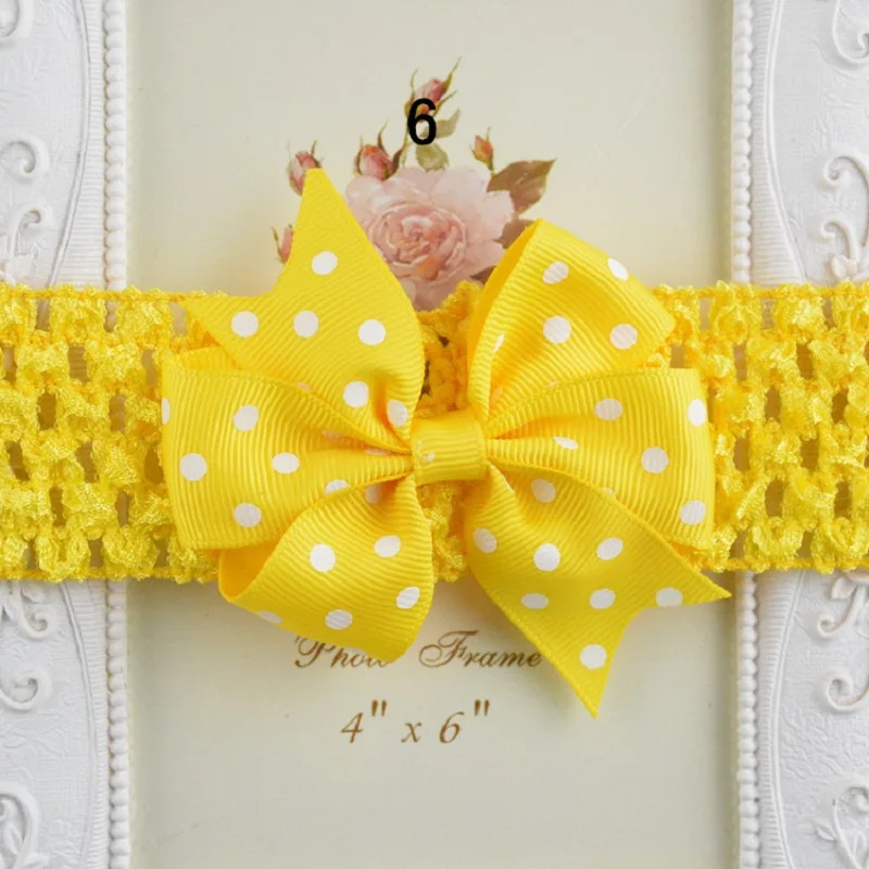 200 шт./лот повязка на голову для маленьких девочек Головной убор новорожденных