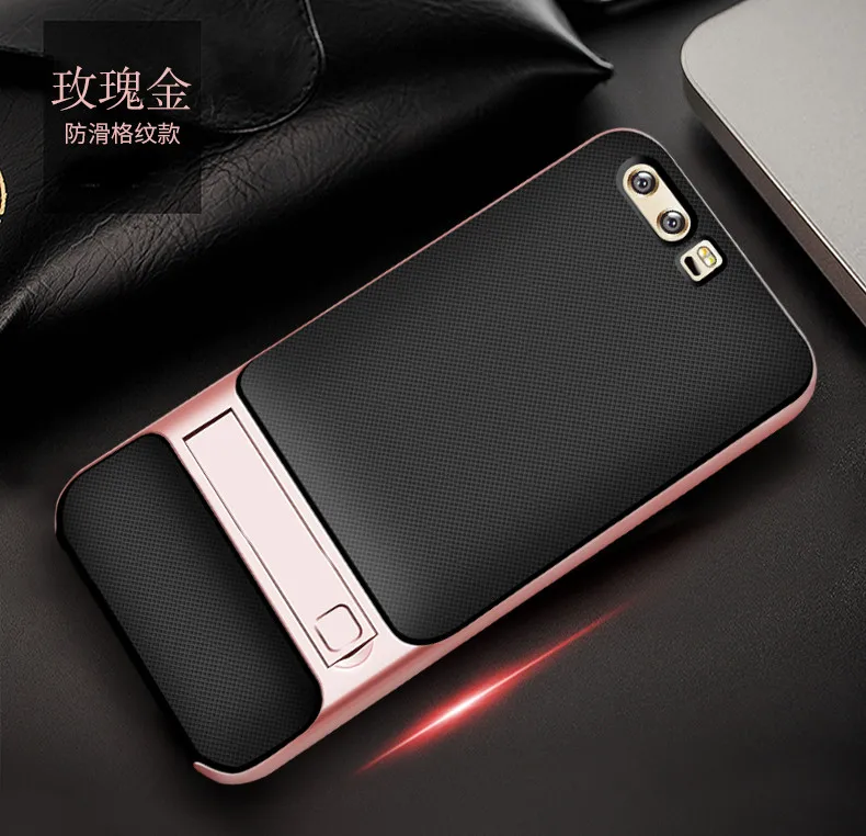 Модные 3D Подставки мобильных телефонов дело гибридный TPU + PC жесткий чехол для Huawei
