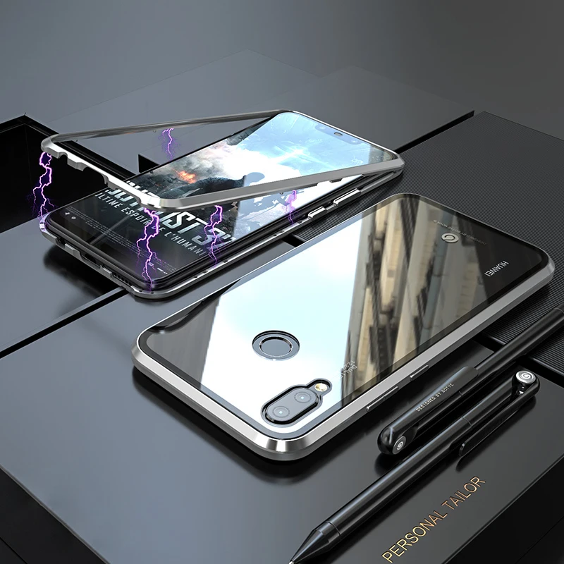 Роскошный Магнитный чехол для huawei P20 Pro Чехол P20Lite Nova3 Nova3i телефон магниты стеклянная крышка huawei P20 Lite чехол P20Pro P 20