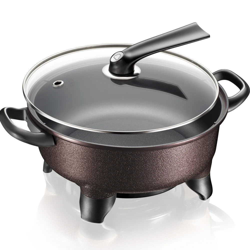 

Bear 4L электрические плиты, многофункциональные тепловые горшки, Электрический горшок, бездымные электрические сковороды