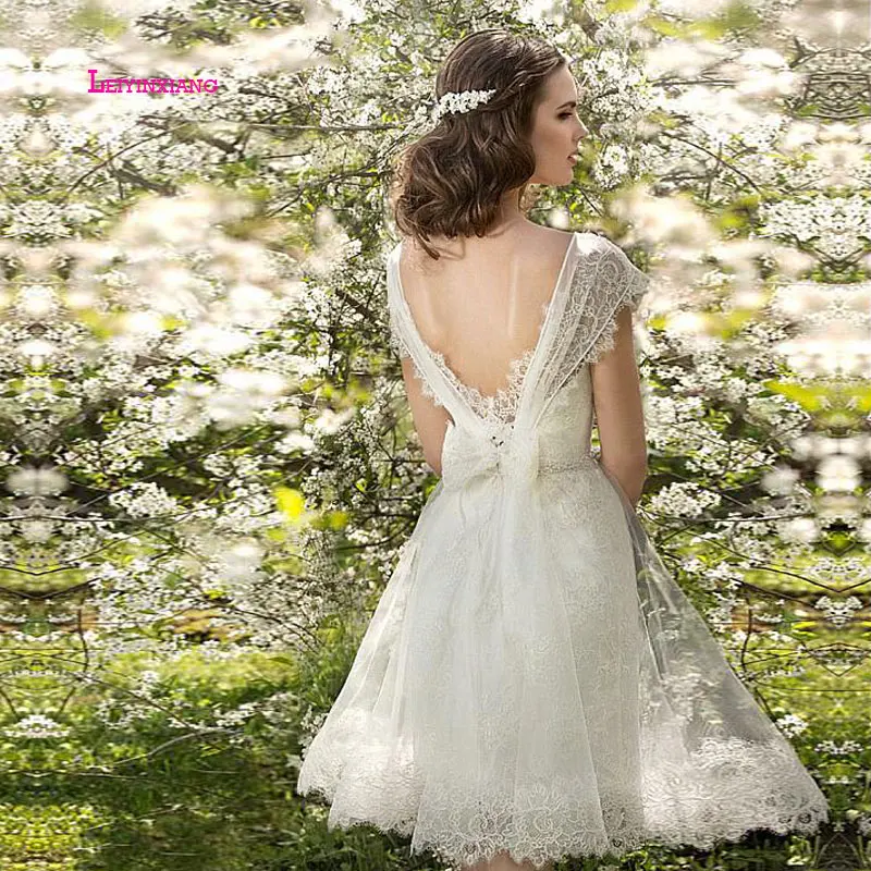 LEIYINXIANG платье невесты свадебное Vestido De Noiva Sereia Robe сексуальное ТРАПЕЦИЕВИДНОЕ с
