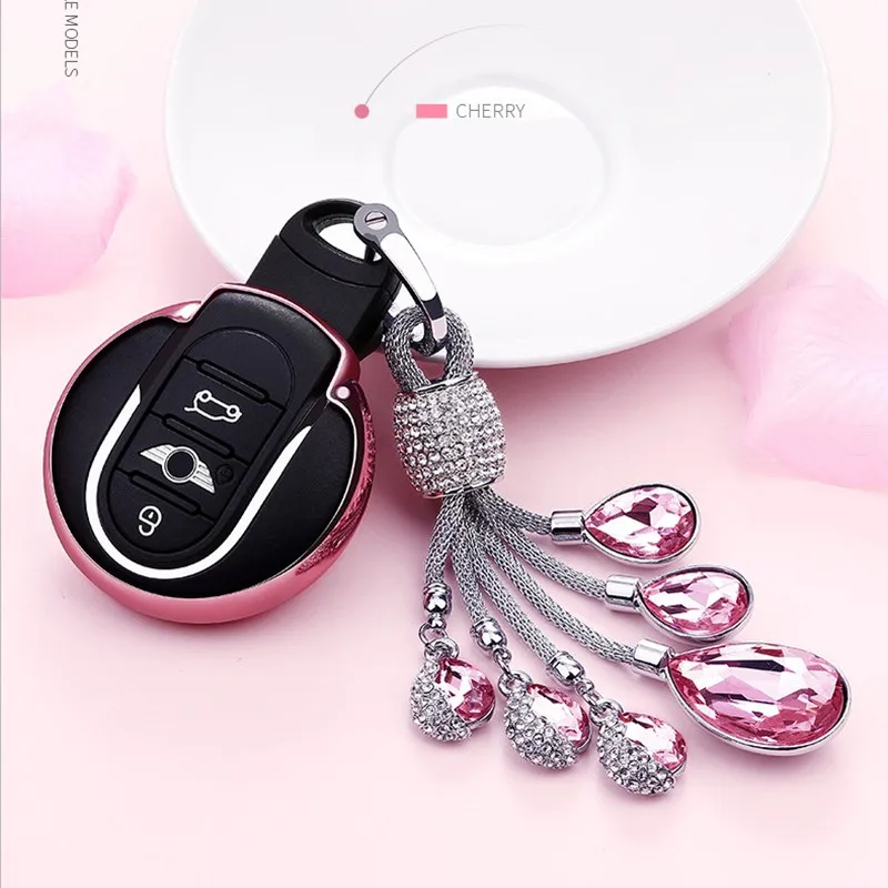 Для BMW mini cooper key защитное покрытие модификация Мини-Автомобильный ключ цепочка