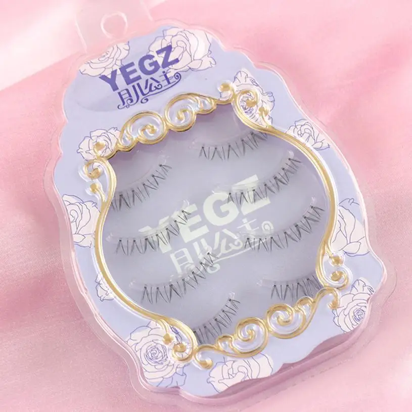 Макияжа накладные ресницы 4 пар нижнего под низ наращивание ресниц Накладные JUL24