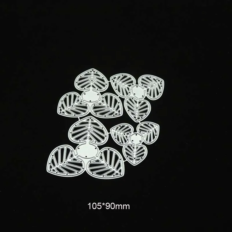 Новые штампы для 2019 цветок рамка листьев металлическая пресс форма Скрапбукинг