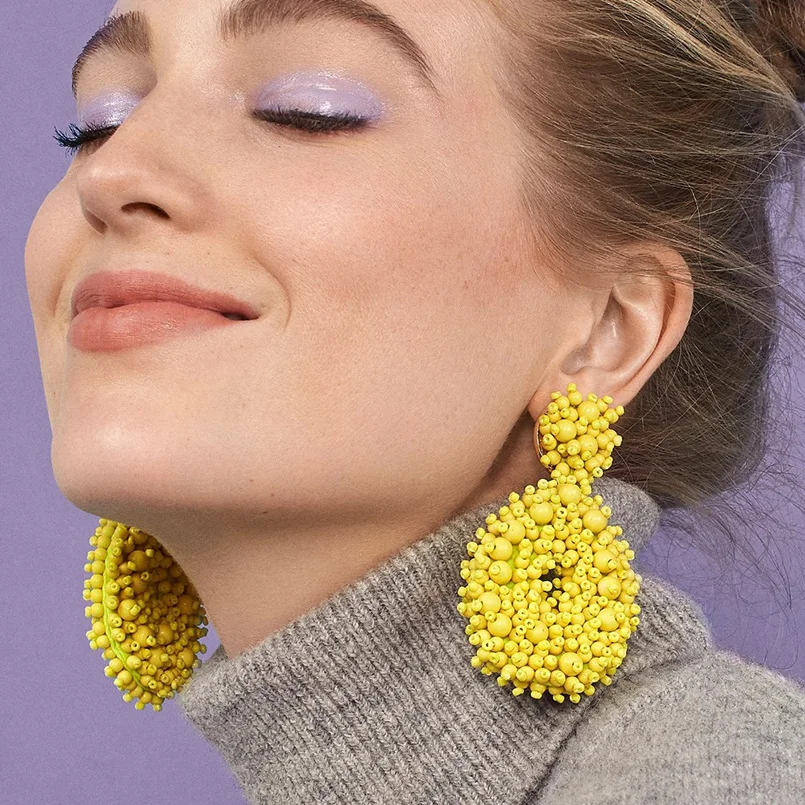 MANILAI Boho модные висячие серьги с бусинами для женщин ручная работа из бисера Висячие массивные серьги Ювелирные изделия Подарки