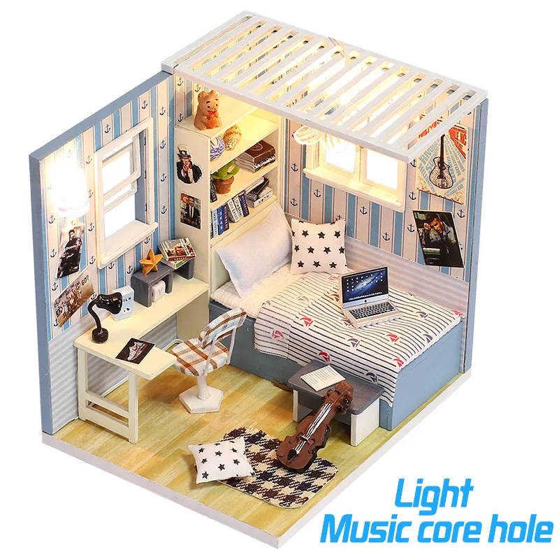 Мебель для девочек миниатюрный кукольный домик сделай сам кукольные дома 3D