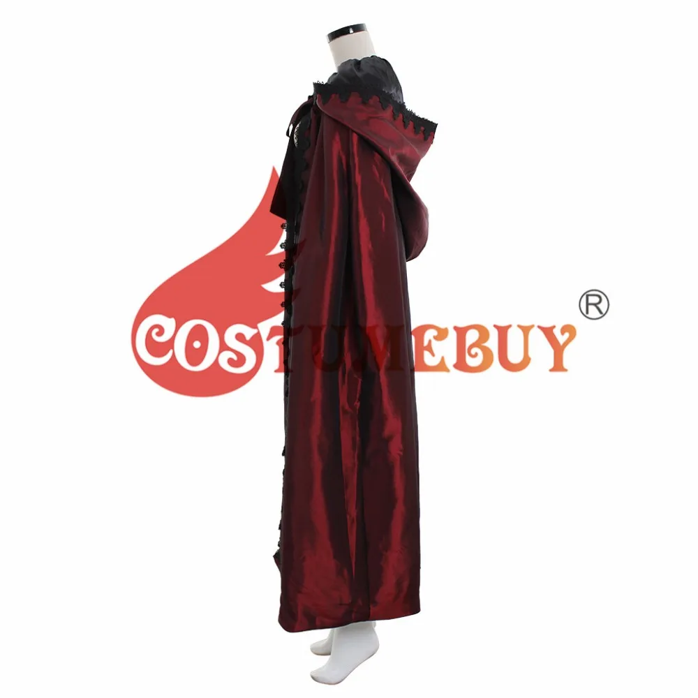 CostumeBuy длинный мантия Шелковый плащ пальто куртка Wicca халат средневековый Плащ Хэллоуин опера Косплей вечерние ведьмы костюм волшебника LARP