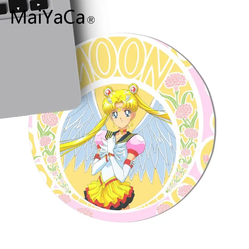 20x20cm MaiYaCa Boy Gift Pad Sailor Moon PC computer laptop Gaming mouse pad Customized Mouse Pad gamer Notebook Laptop Anime Mouse Mat - Цвет: 20x20cm