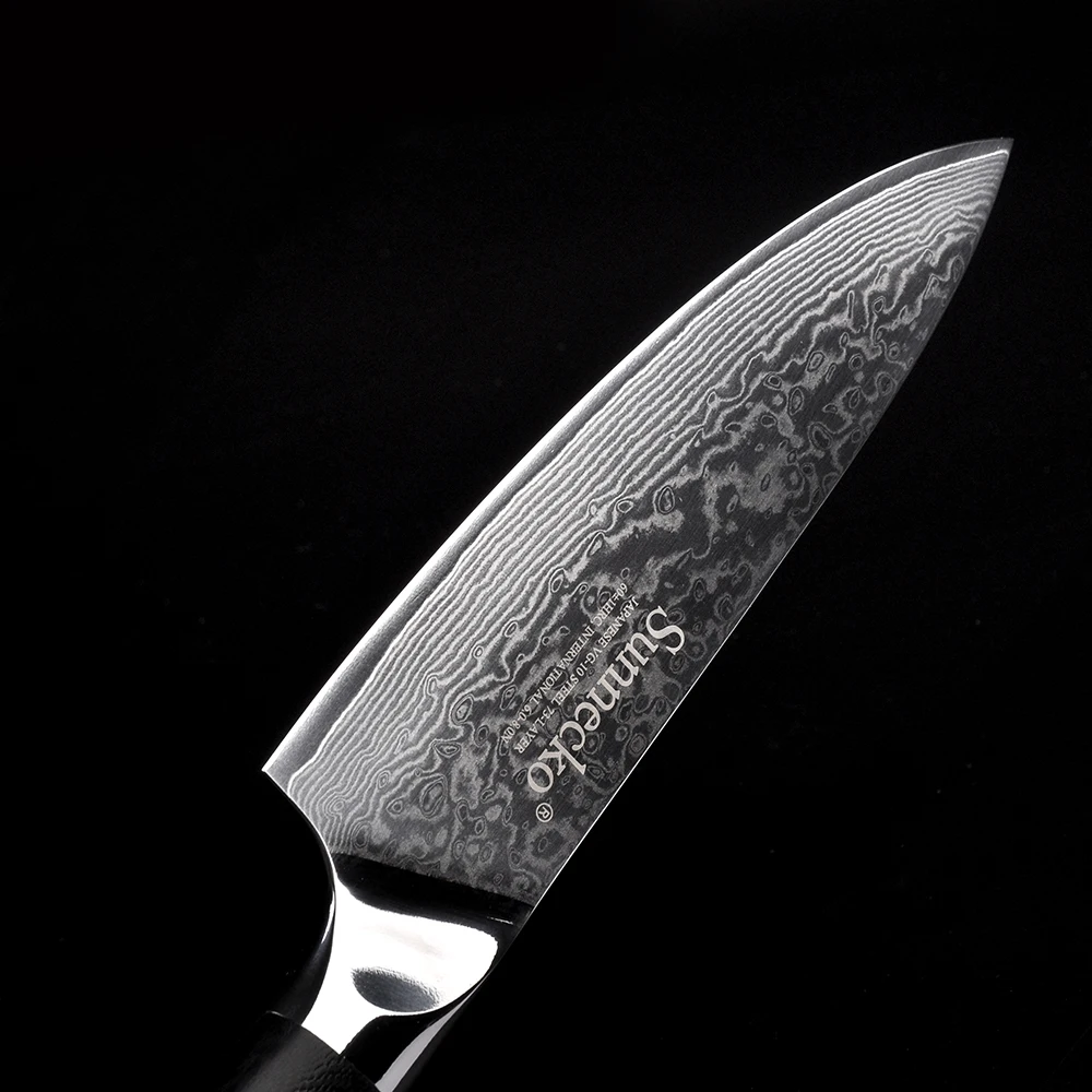 Нож шеф повара SUNNECKO из дамасской стали 6 5 дюйма 73 слоя|knife japanese|chef knifedamascus steel kitchen