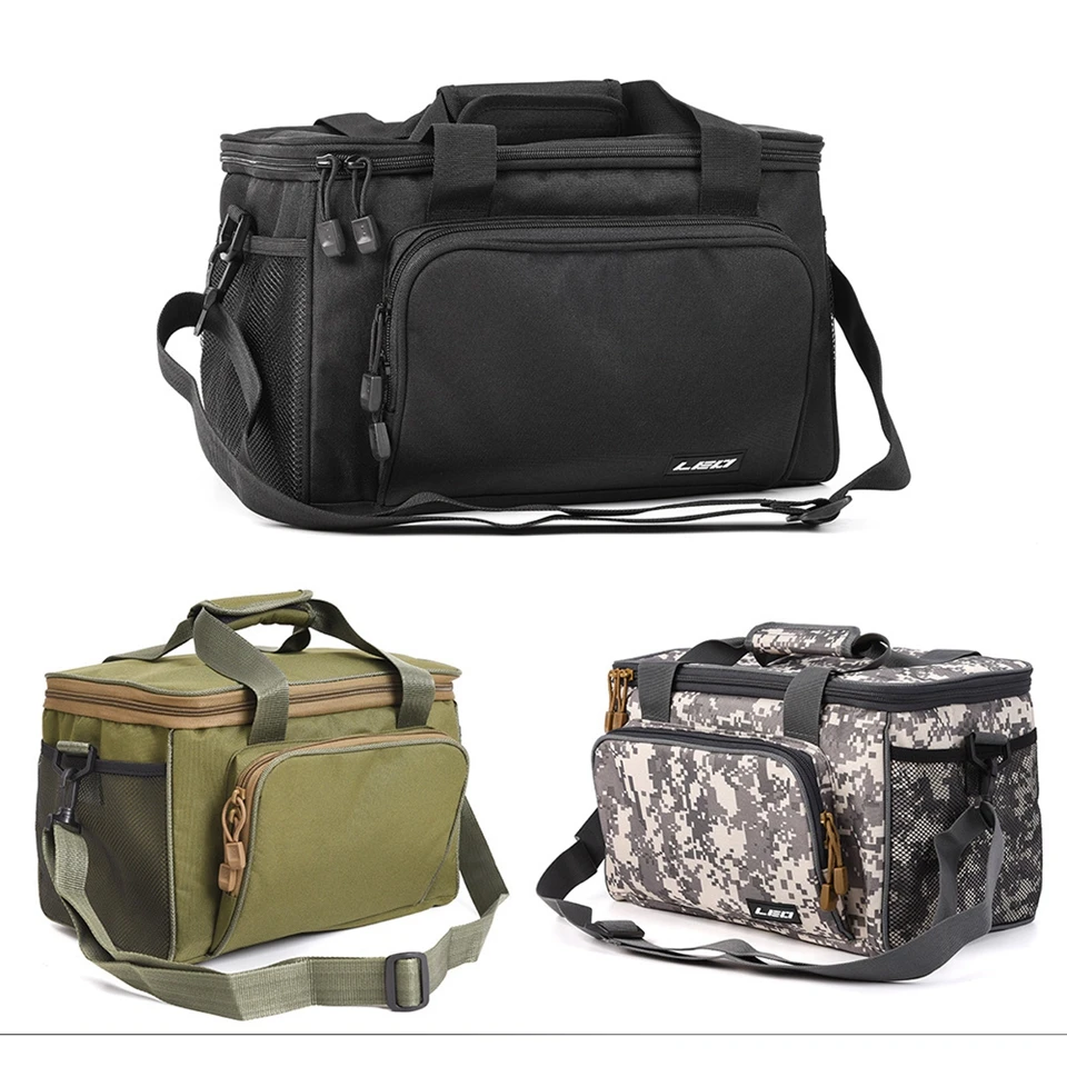 

Portable Fishing Bag Multifunctional Lure Fishing Tackle Pack Outdoor Shoulder Bags 36*22*23 cm Travel Fishing Tackle bag