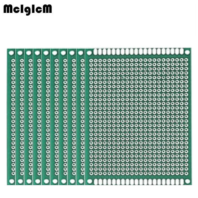 MCIGICM 100 шт. двухсторонний Прототип PCB diy универсальная печатная плата 5x7