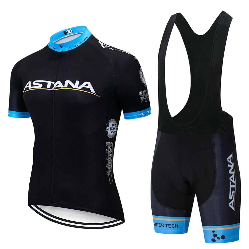 Новинка 2019 г. ASTANA Pro team черные майки для велоспорта гелевая Подушка 19d MTB велосипед