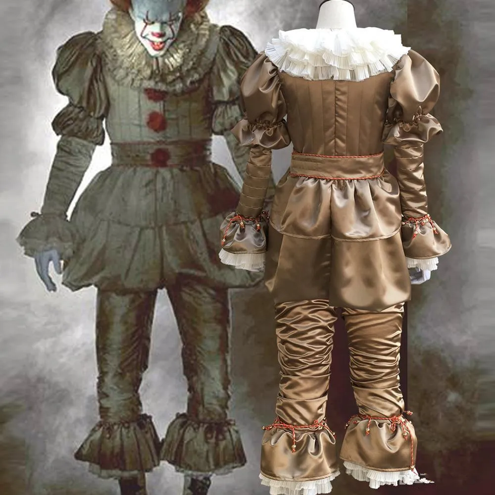 Новый костюм для косплея Стивена Кинга It Pennywise взрослый женский унисекс
