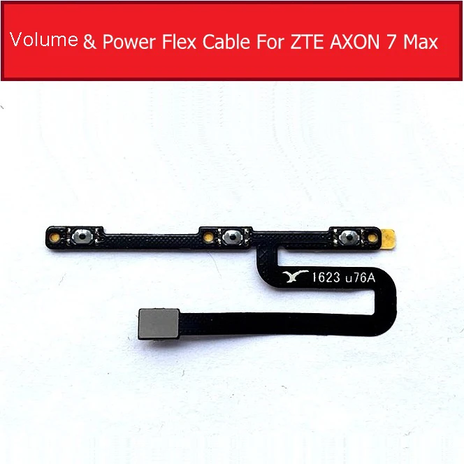 

Гибкий кабель для ZTE Axon 7 Max C2017, Оригинальный шлейф с боковой кнопкой регулировки громкости и звука, запасные части
