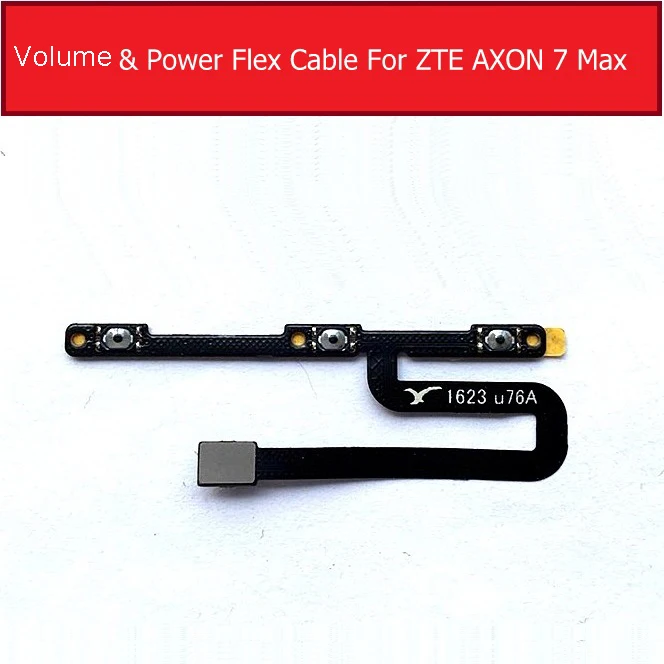 Гибкий кабель для ZTE Axon 7 Max C2017 Оригинальный шлейф с боковой кнопкой регулировки
