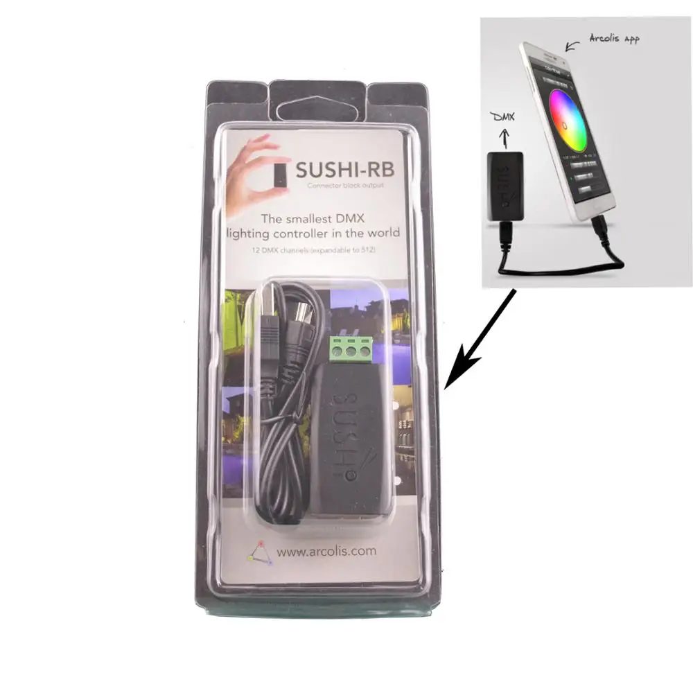 Мини главный контроллер DMX USB адаптер небольшой DMX512 диммер программное