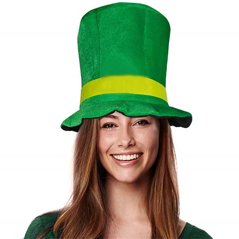 New Party St Patricks Day Irish Hat GreenFancy Dress Top Ireland Festival Costume Cosplay|Аксессуары для костюмов| |