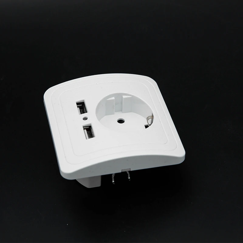Двойной USB порт 5 в 2 А электрическое настенное зарядное устройство адаптер