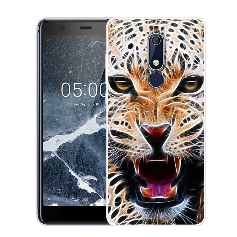 Чехол для Nokia 5 1 чехол 2018 мягкая задняя крышка из ТПУ телефона TA 1061 1075 женская 1081 1088