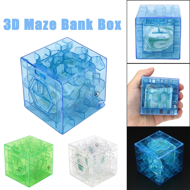 

3D Mini Speed Cube Maze Magic Cube Puzzle Puzzle Game Learning Toys Labyrinth Rolling Ball Toys For Chilren Adult