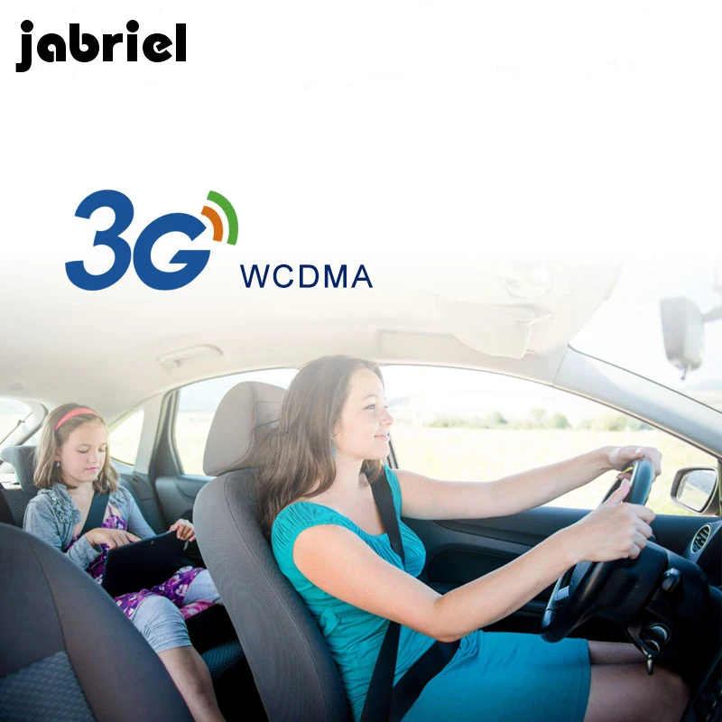 Автомобильный видеорегистратор Jabriel Android 3G 7 дюймов Wifi на зеркало заднего вида Full