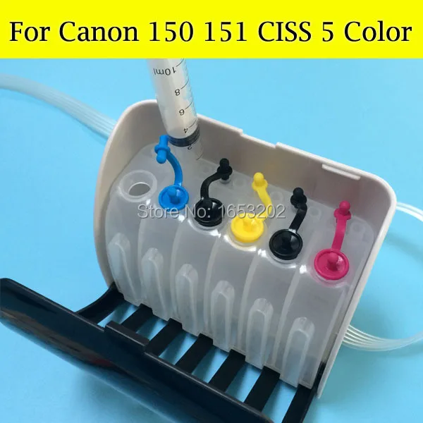 5 цветов CISS PGI 150 CLI 151 система Ciss для Canon PIXMA IP7210 MG5410 MX921 Постоянный чип дуги |