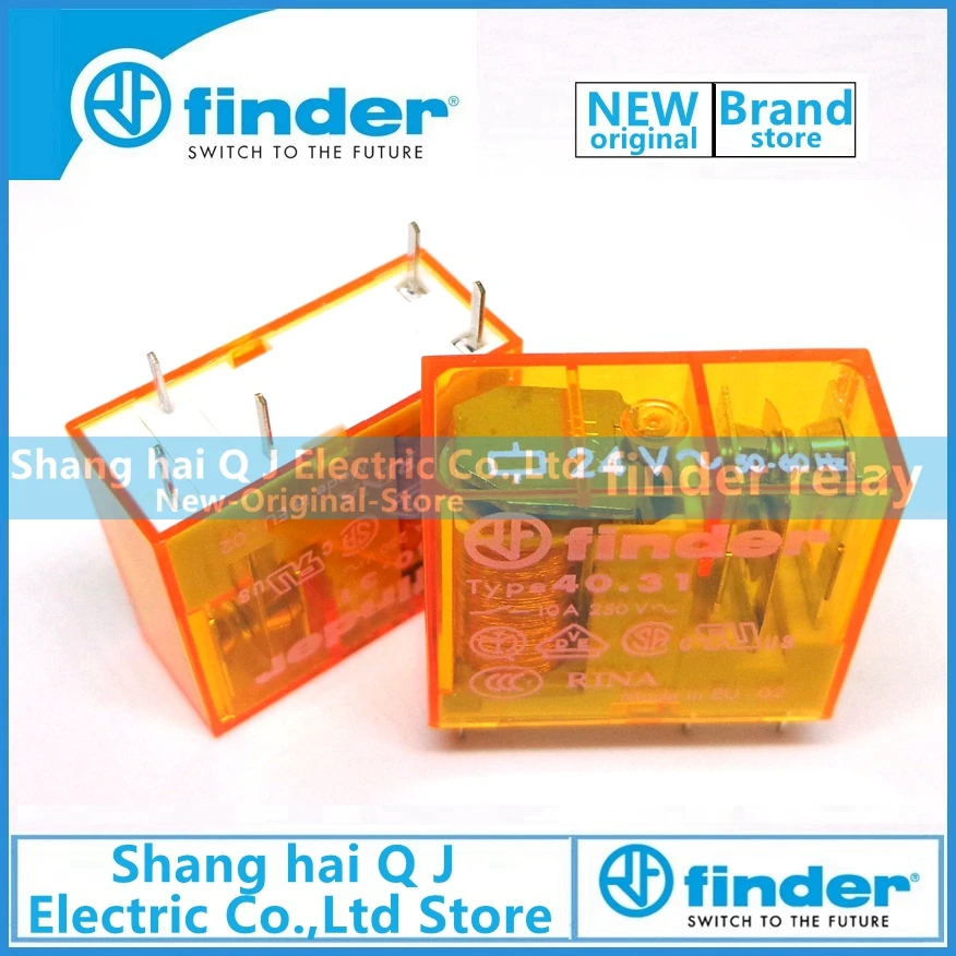 

Brand new and original finder 40.31.8.024.0000 type 40.31 24VAC 10A relay