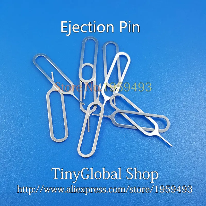 10 шт./лот лоток для Sim-карты открытая эжекторная заколка iPhone 7 plus P 6 6S 6P 6plus 4S 5 5S