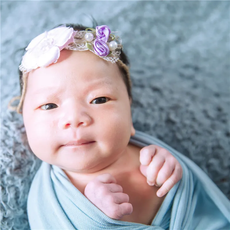 Милый ребенок новорожденный получать одеяла реквизит для фотосъемки Детский
