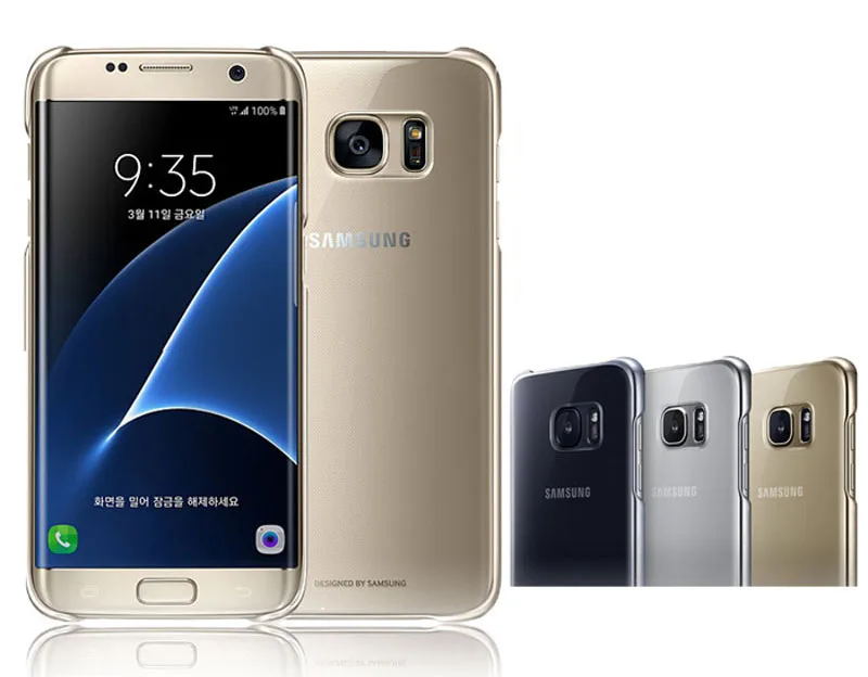 SAMSUNG прозрачный защитный чехол для телефона GALAXY S7 edge G9350 G9300 G930A G935F ультра тонкий защитный чехол