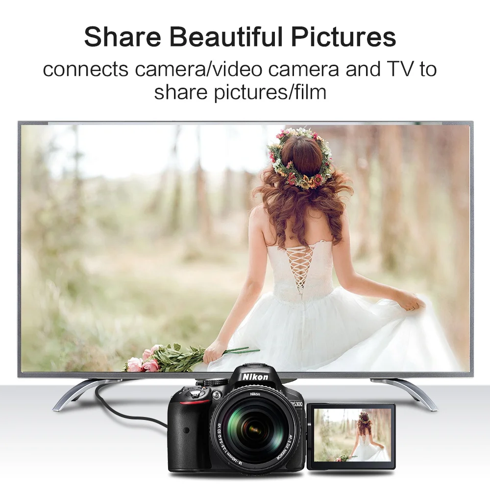 1 4 1080P Micro HDMI совместимый с позолоченный разъем для HDTV проектора плоской камеры м 5