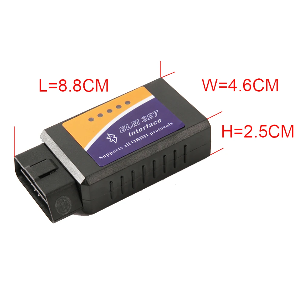 Бегемот USB Bluetooth WIFI ELM327 OBD2/OBDII ELM 327 V1.5/V2.1 для Android IOS автоматический диагностический