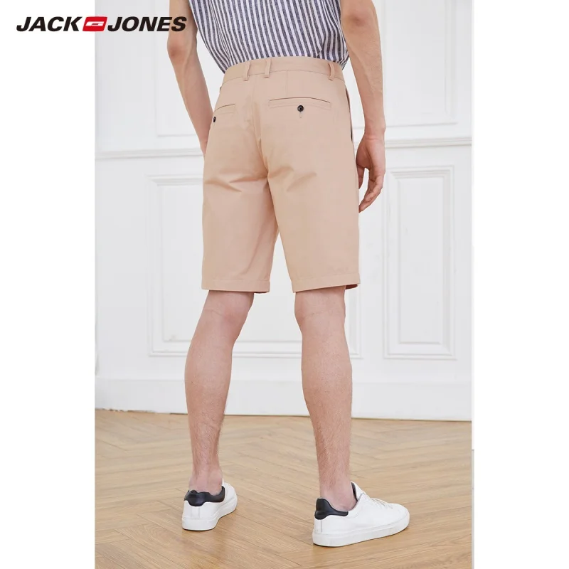 JackJones мужские 100% хлопковые свободные деловые повседневные шорты до колена | 219115513