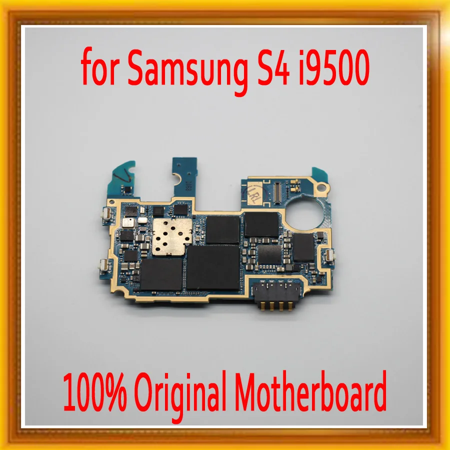 Оригинальная разблокированная материнская плата для Samsung Galaxy S4 i9500 с системой