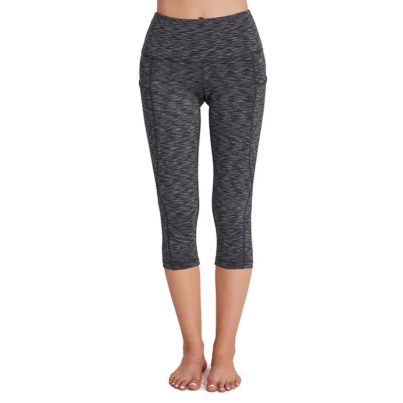 

Women's Yoga Pants Moisture-Wicking Legging Yoga Running Workout Sports Capris XL Plus Size Fitness High Elastic Gym Leggings